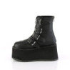Demonia DAMNED-105 Black Vegan Leather Women Heels