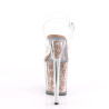 Pleaser FLAMINGO-808G Gold Glitter High Heels Pole Shoes