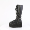 Demonia DAMNED-220 Black Vegan Platform Women Boots