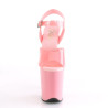 Pleaser FLAMINGO-808N Rose Jelly Like Pole Dance Heels