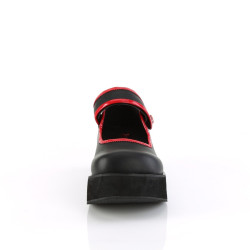 Demonia SPRITE-01 Black Vegan Maryjane Platform Shoes