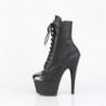 Pleaser ADORE-1020ESC Black Vegan Women's Ankle Boots