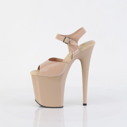 Pleaser FLAMINGO-808N Cream Jelly Like Pole Dance Heels