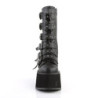 Demonia DAMNED-225 Black Vegan Platform Women Boots