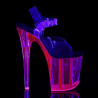 Pleaser FLAMINGO-808UVT Exotic Pole Dance High Heels