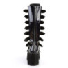 Demonia DAMNED-318 Black Hologram Platform Boots
