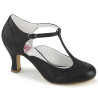 Pin Up Couture FLAPPER-26 Black Spectator Retro Pumps