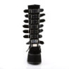 Demonia DAMNED-318 Black Velvet Platform Women Boots