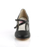 Pin Up Couture FLAPPER-35 Black Spectator Retro Pumps