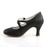 Pin Up Couture FLAPPER-35 Black Spectator Retro Pumps