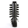 Demonia DAMNED-318 Black Vegan Platform Women Boots