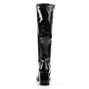 Funtasma GOGO-300 Black Patent Chunky Heel 70s Boots