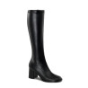 Funtasma GOGO-300 Black Vegan Chunky Heel 70s Boots