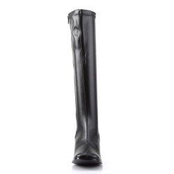 Funtasma GOGO-300 Black Vegan Chunky Heel 70s Boots