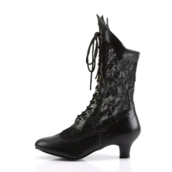 Funtasma DAME-115 Black Vegan Lace Boots Men