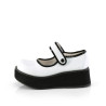 Demonia SPRITE-01 White Hologram Maryjane Platform Shoes
