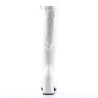 Funtasma GOGO-300 White Vegan Chunky Heel 70s Boots