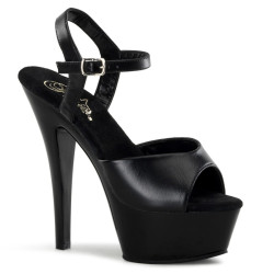 Pleaser KISS-209 Leather High Heel Platform Shoes Women