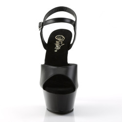 Pleaser KISS-209 Leather High Heel Platform Shoes Women