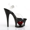 Pleaser MOON-708HRS Black Platform High Heeled Shoes