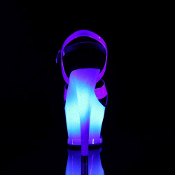 Pleaser MOON-711MER Blue Platform High Heeled Shoes