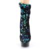 Pleaser DELIGHT-1004 Green Sequins Black Sale Women