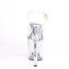 Pleaser RAPTURE-808 Clear Pole Shoes Finger Bone Heels