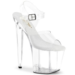 Pleaser RAZZLE-808 Transparent Women Shoes