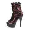 Pleaser DELIGHT-1008SQ Burgundy Sequins Black Sale Women