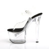 Pleaser TIPJAR-708-5 Black Insole High Heel Stripper Shoe
