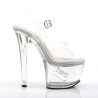 Pleaser TIPJAR-708-5 White Insole High Heel Stripper Shoe