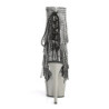 Pleaser DELIGHT-1017RSF Transparent Black Pewter Chrome