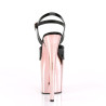 Pleaser FLAMINGO-809 Black Patent Rose Gold Chrome Sale
