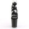 Pleaser FLAMINGO-859 Black Vegan Leather Sale Women