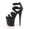Pleaser FLAMINGO-859 Black Vegan Leather Sale Women