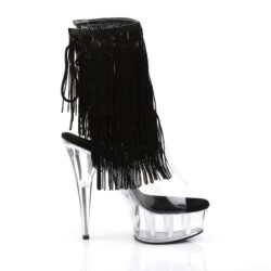 Pleaser DELIGHT-1017TF Transparent Black Sale Women