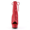 Pleaser DELIGHT-1018 Red Vegan Leather Sale Women
