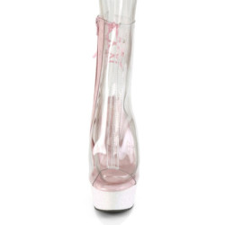 Pleaser DELIGHT-1018C Transparent Patent Glitter Sale