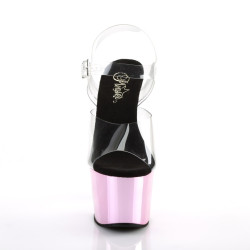 Pleaser ADORE-708 Rose Chrome Platform High Heels Shoes