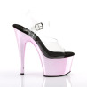 Pleaser ADORE-708 Rose Chrome Platform High Heels Shoes