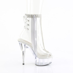 Pleaser DELIGHT-1018C-2RS Transparent Strass Sale Women