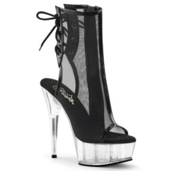 Pleaser ADORE-708 Rose Gold Chrome Platform High Heels