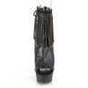 Pleaser DELIGHT-1018RSF Black Vegan Leather Ankle Boots