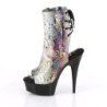 Pleaser DELIGHT-1018SP Color Snake Print Black Sale