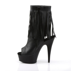 Pleaser DELIGHT-1019 Black Vegan Leather Sale Women