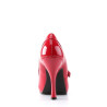 Pin Up Couture CUTIEPIE-02 Red Rockabilly Heeled Pumps