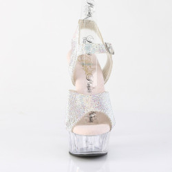 Pleaser DELIGHT-608N-RS Strass High Heeled Women Sandals
