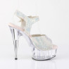 Pleaser DELIGHT-608N-RS Strass High Heeled Women Sandals