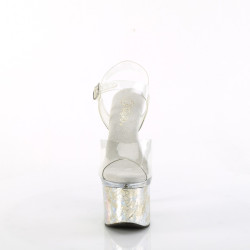 Pleaser ESTEEM-708CK Hologram Platform High Heels Shoes