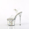 Pleaser ESTEEM-708CK Hologram Platform High Heels Shoes